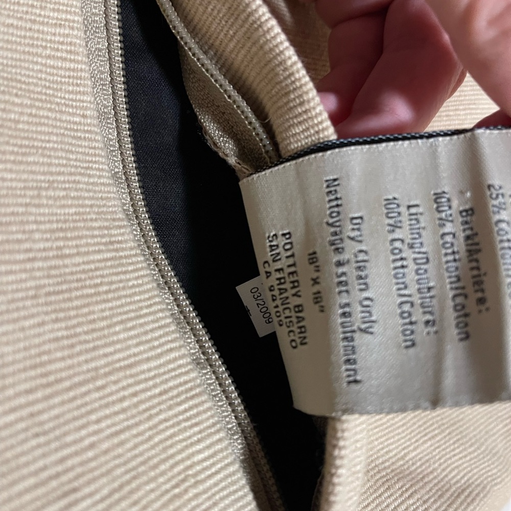 Pottery Barn Vintage Wool Tribal Kilim Pillow Cover, 18” - Picture 8 of 8